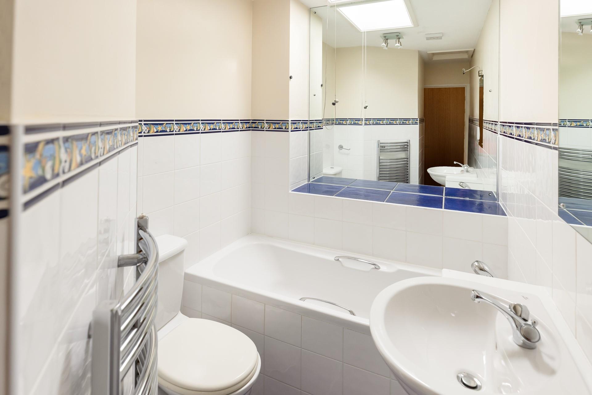 Enjoy a soak in the bath after a ramble along the picturesque coast path.