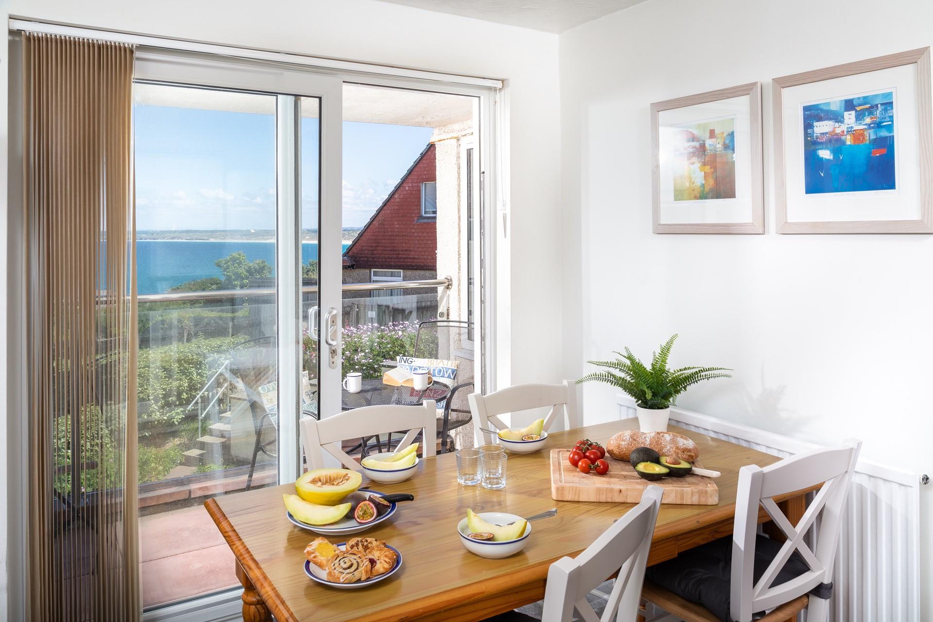 Sit around the dining table and spend quality time together as a family over mealtimes.