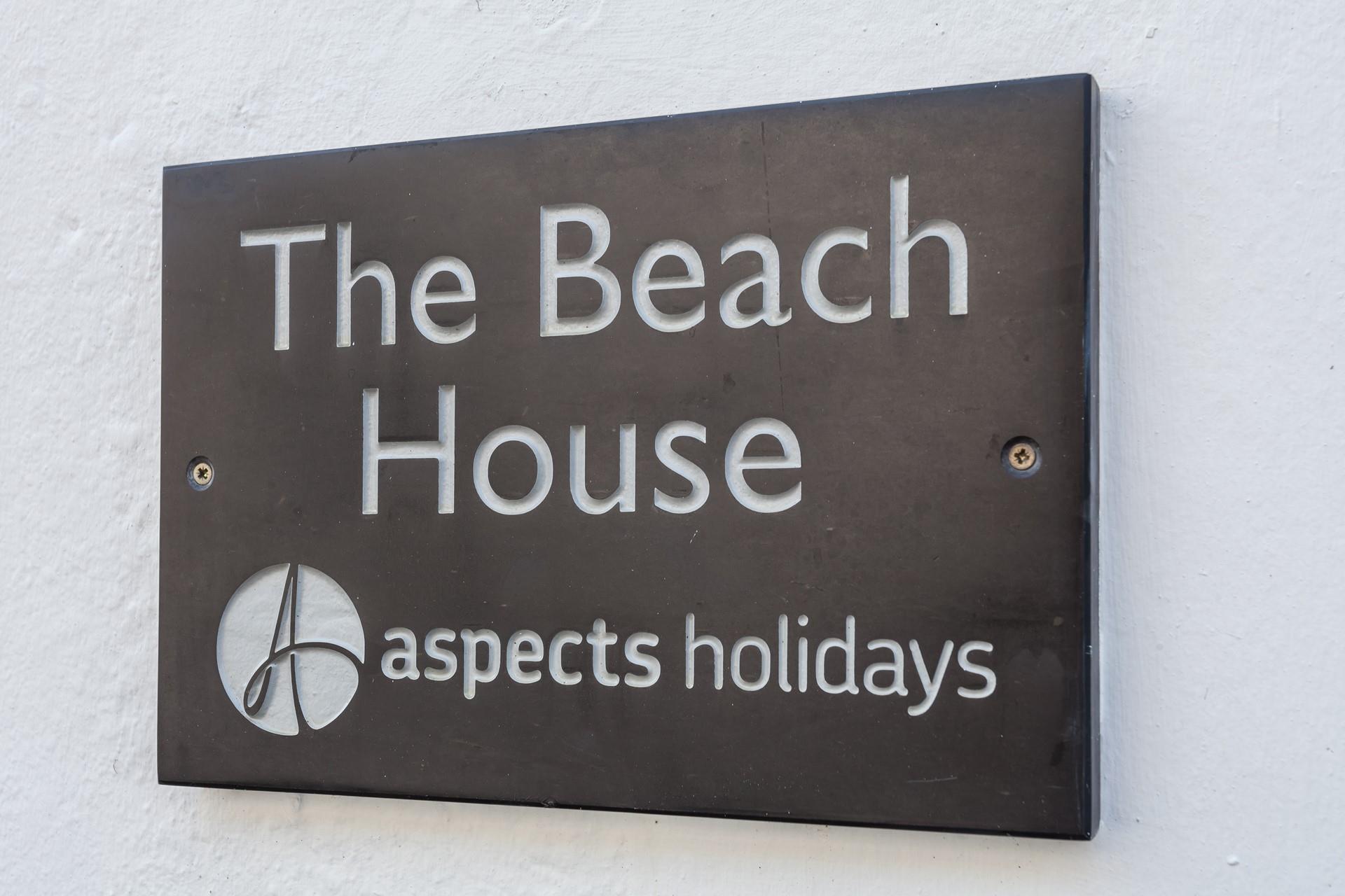 Spot the Aspects Holidays sign and you'll know you've arrived at your destination.