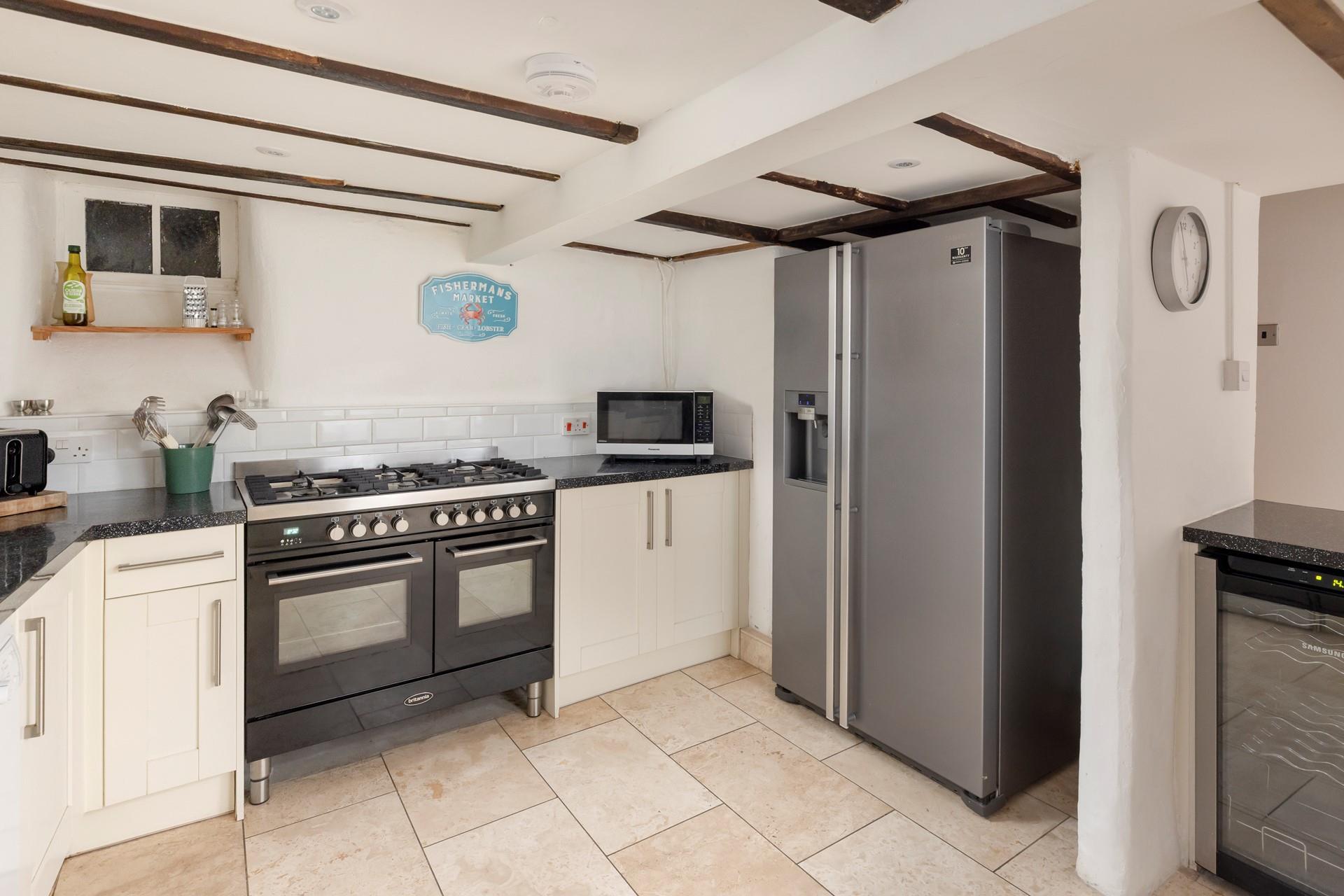 Enjoy an indulgent breakfast, cooked on the impressive range cooker.