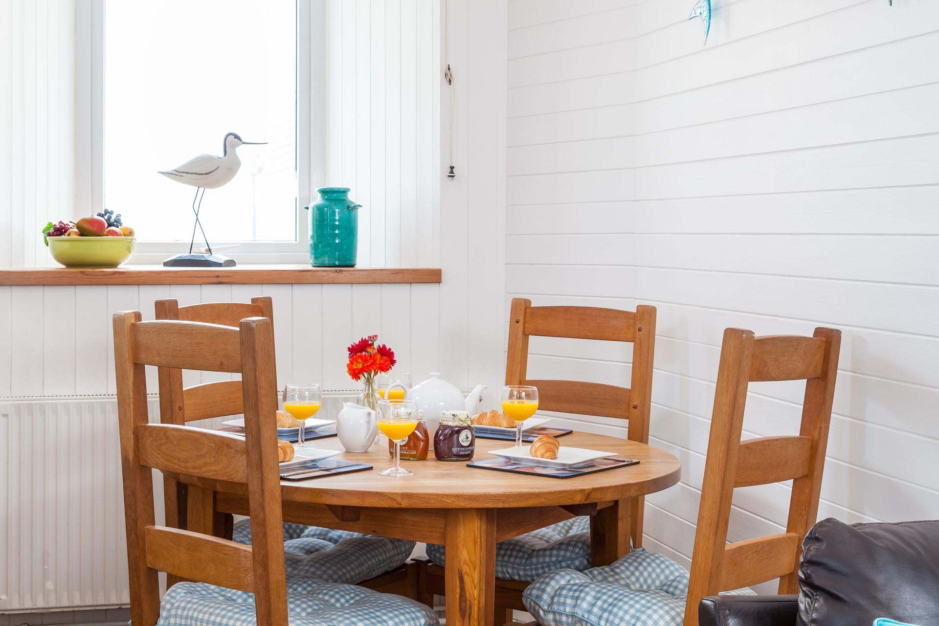 Enjoy a breakfast of delicious pastries to set you up for the day.