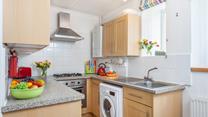 Gaze out at the sea views from the kitchen window.