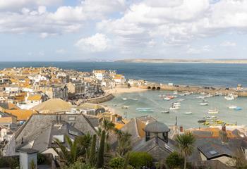 St Ives is just a short stroll away from morning dips.
