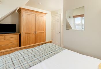 There is plenty of space to hang your holiday best!