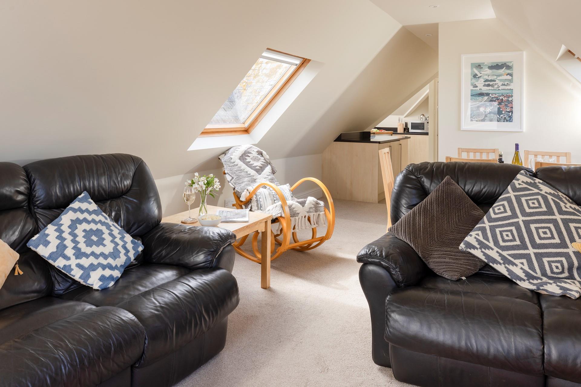Open plan living makes the most of the space, with room for all the family to relax and unwind.