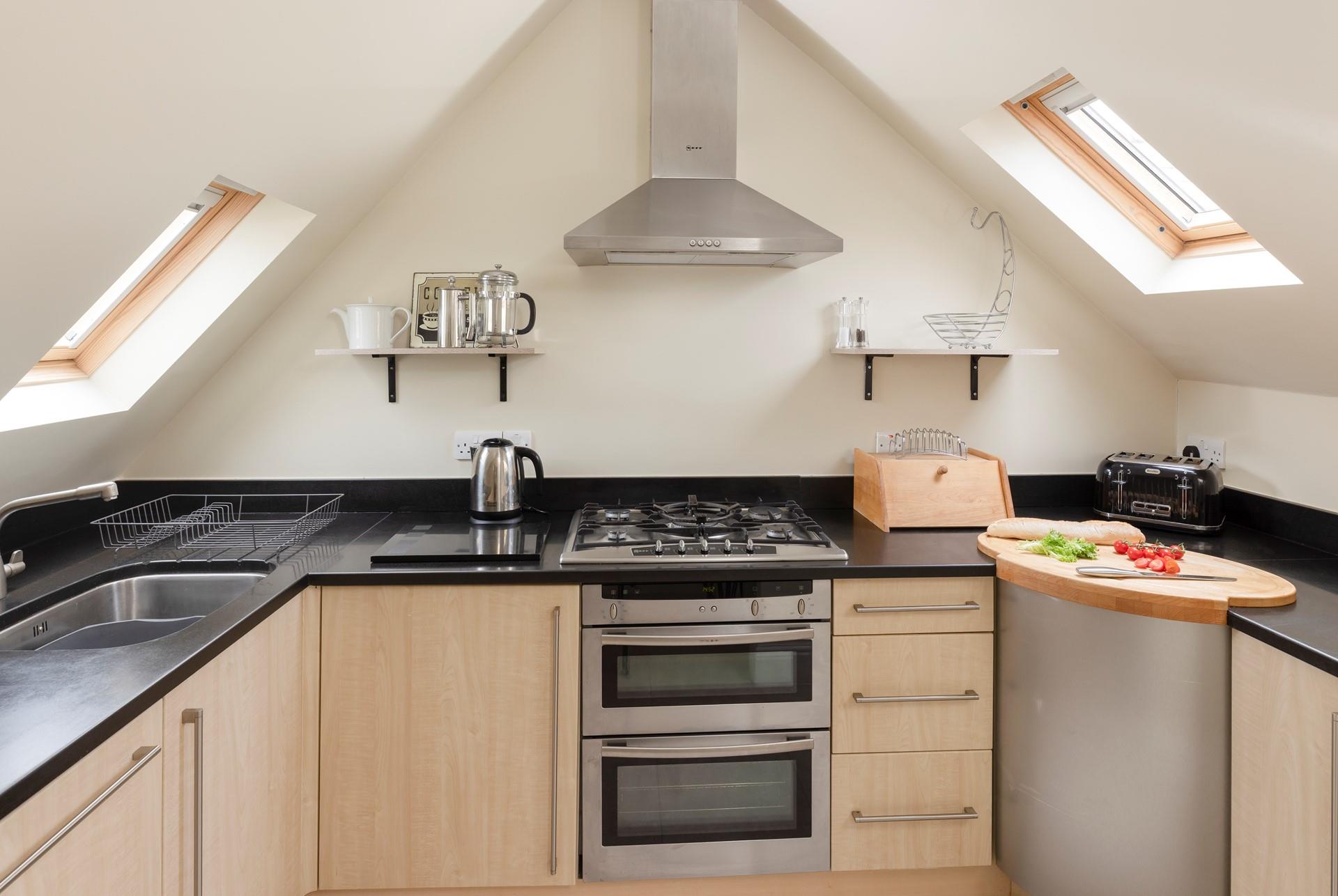 Cook up delicious meals for your loved ones in the modern kitchen.