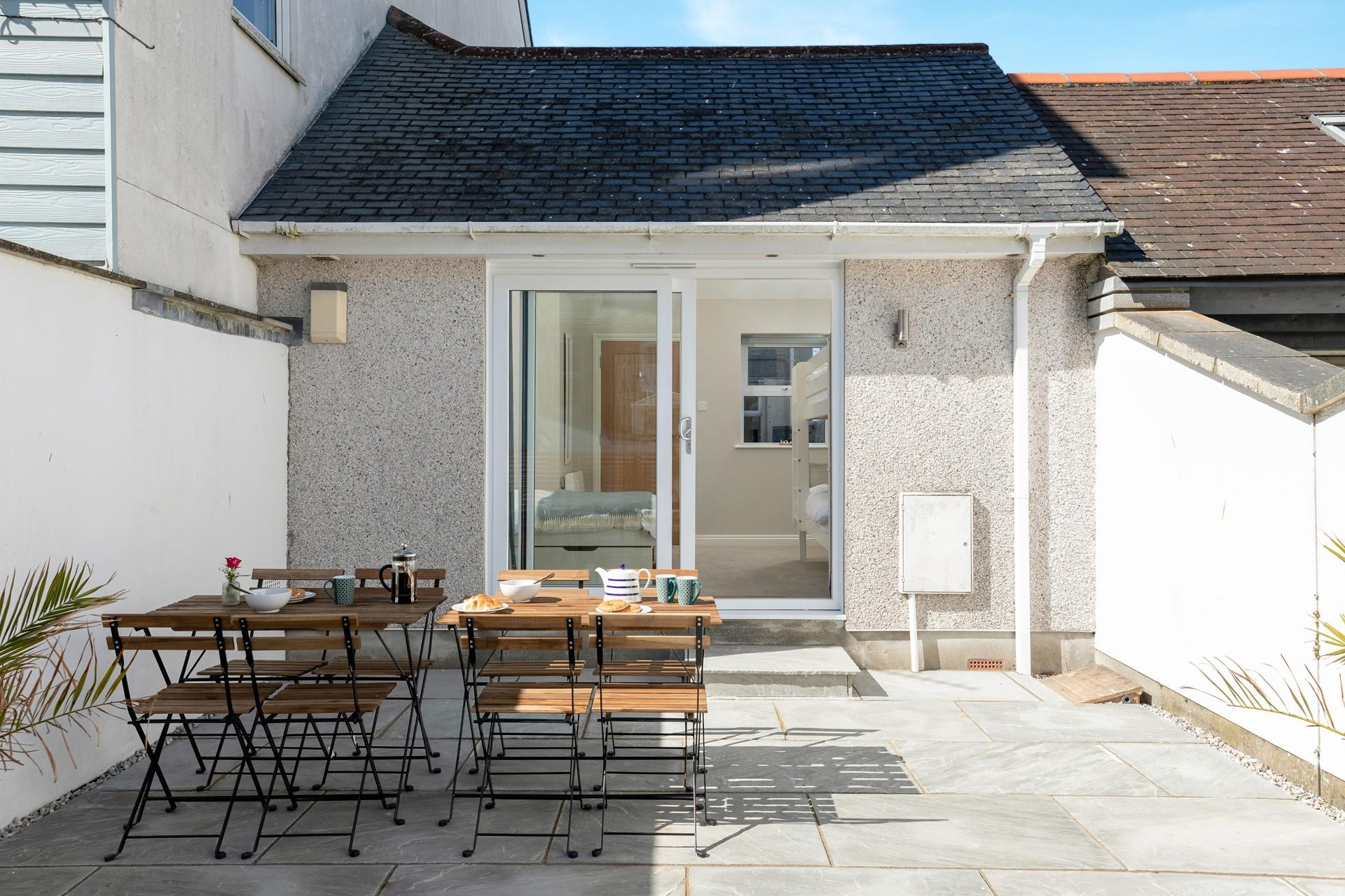 There's plenty of outdoor space for all the family to enjoy.