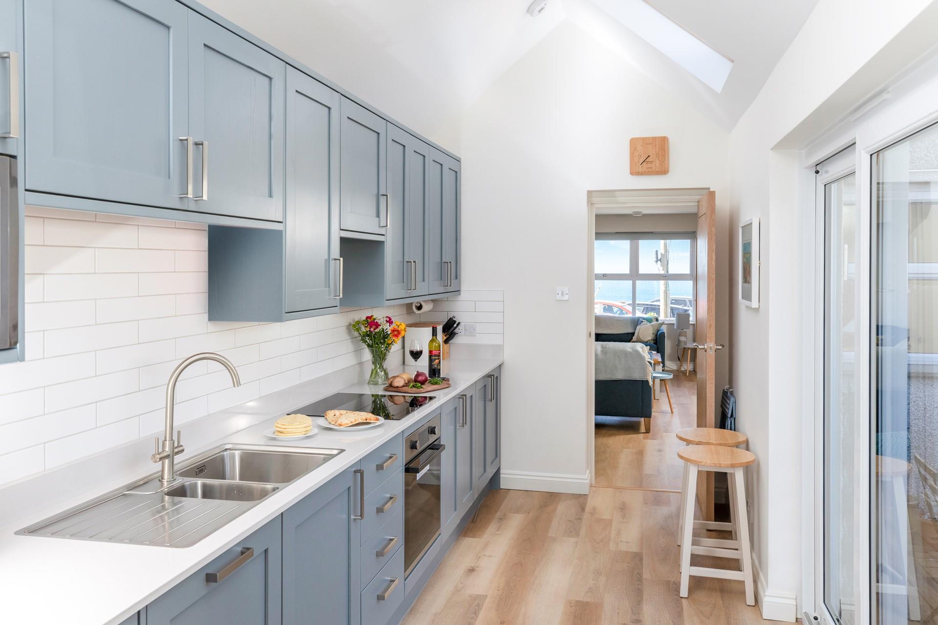 Stroll around St Ives and pick up some local produce from the nearby deli.