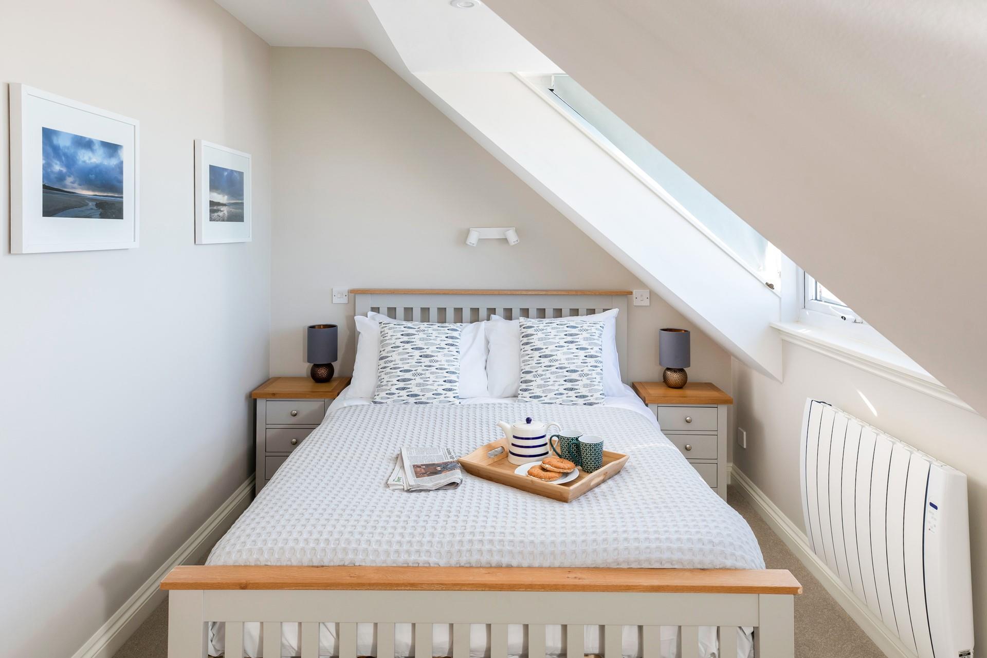 Coastal interiors give a nod to the seaside location.