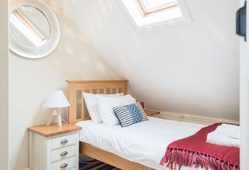 A single bedroom is perfect for teenagers or young adults wanting their own space.