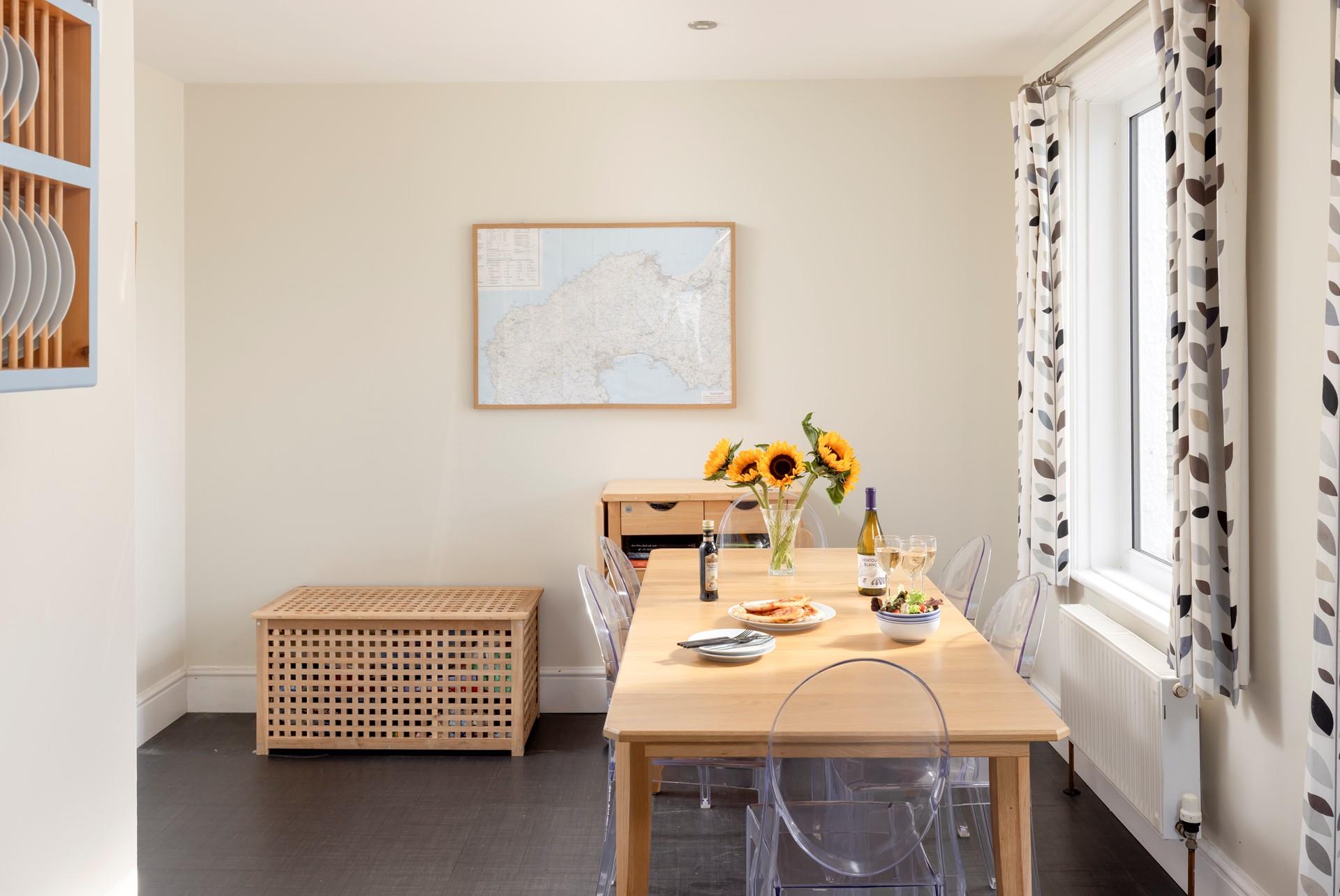 Spend quality time together around the dining table planning the next day's adventure.