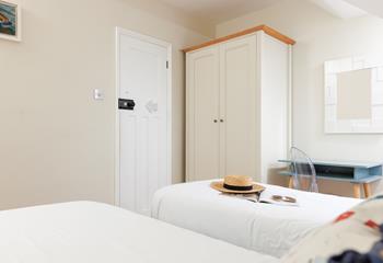 Plenty of wardrobe space for your beachwear.