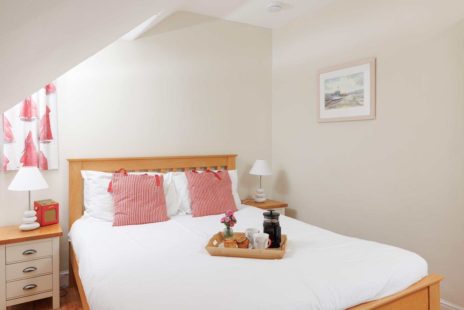 Enjoy slow mornings in bed with coffee and fresh pastries from St Ives Bakery.