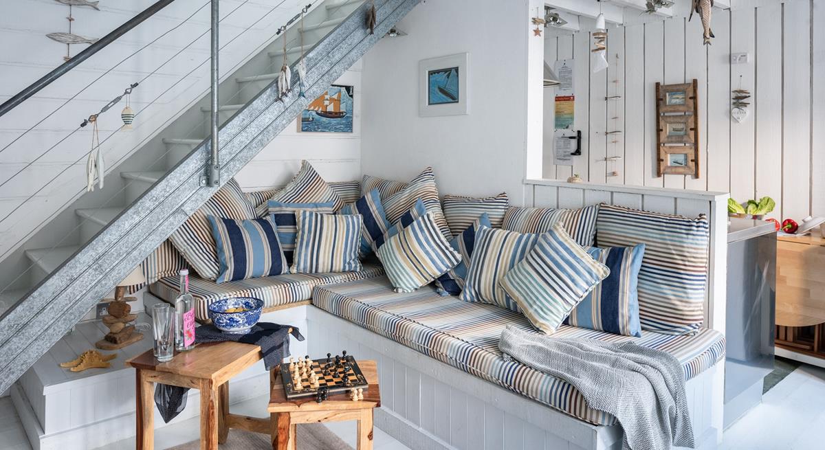 Sit down with a good book and relax in your living area while dinner is cooking.