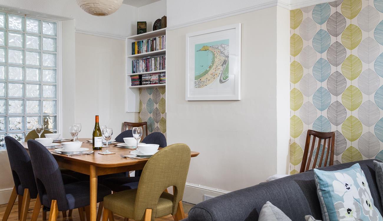 The stylish dining area gives you a chance to spend time as a family over meal times.