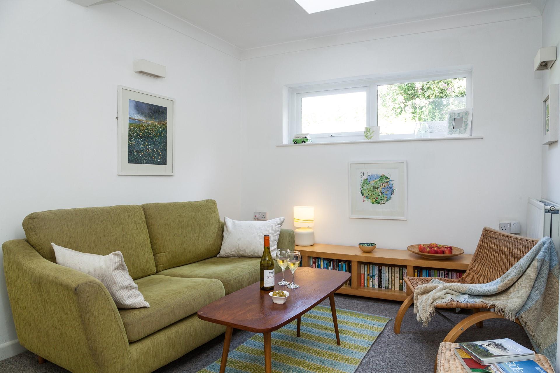 Unwind in the snug area and forget about the stresses of daily life.