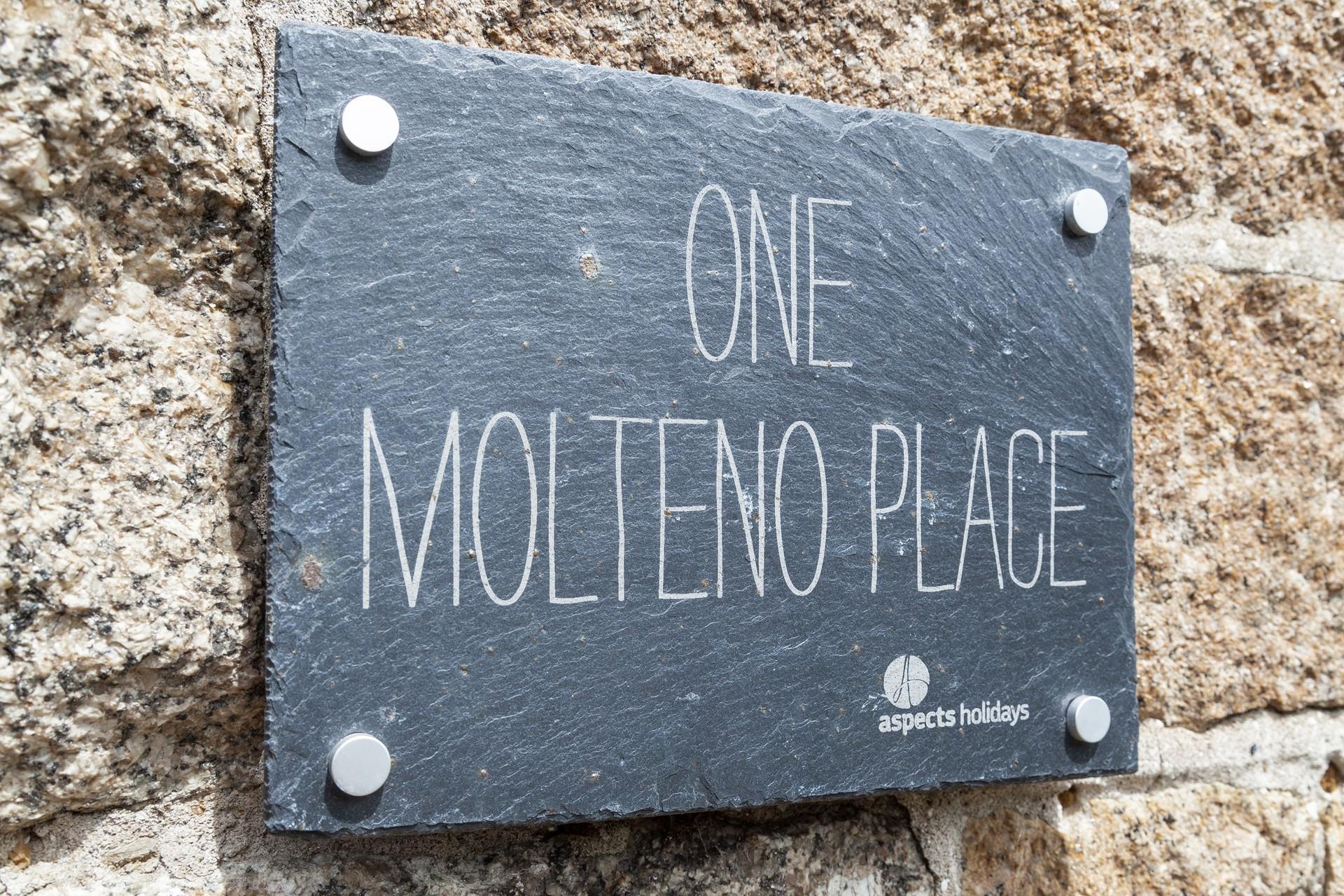 Start your holiday stress-free, finding the property is easy with our slate sign outside.