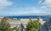 The property has sea views over the quirky roofs of St Ives. - Thumbnail Image