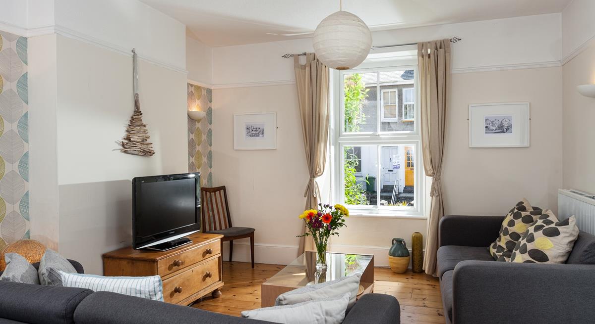 The living room is ideal for family gatherings after you've enjoyed a day out at a family attraction.