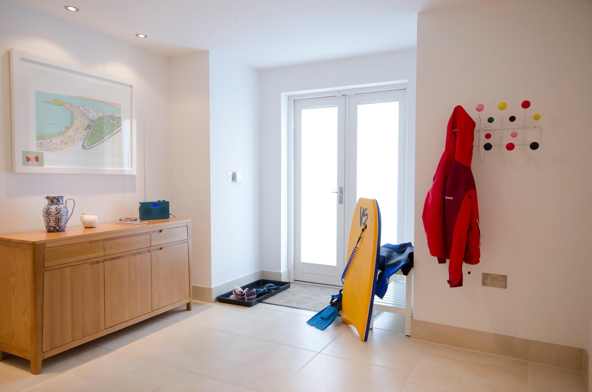 Grab a board and head out to the surf.