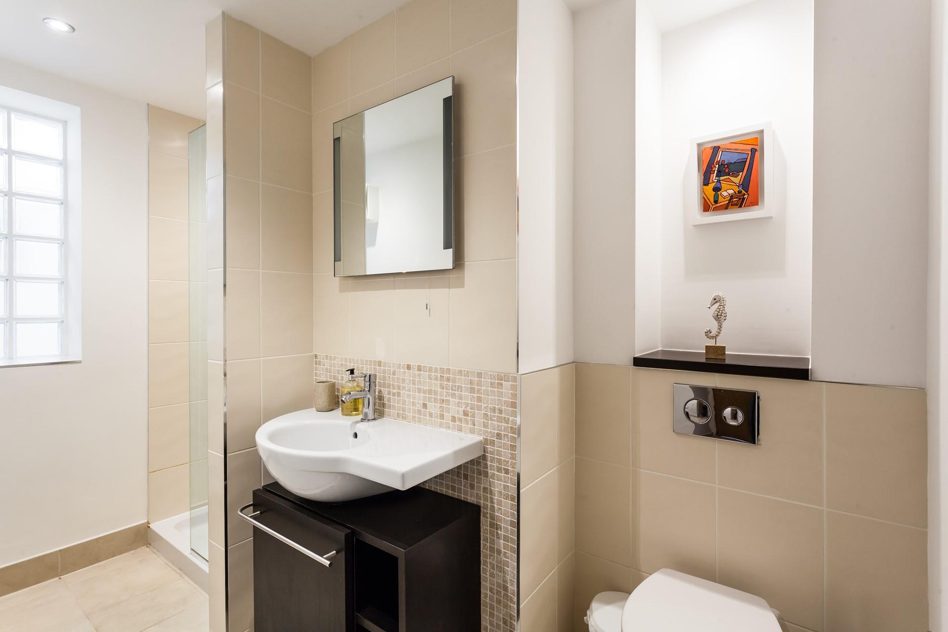 Wake up and start your day with an invigorating shower.