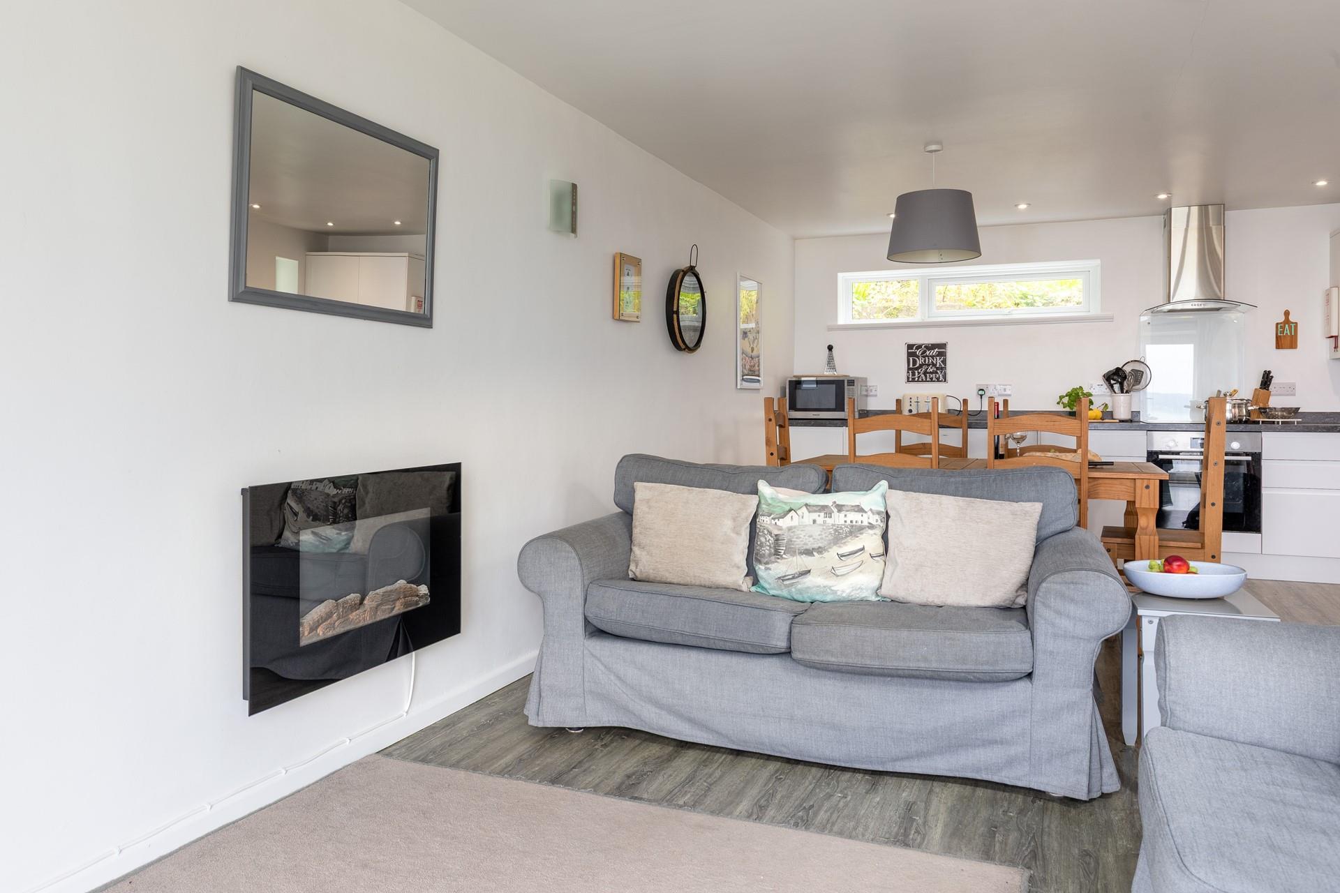 Open plan living makes the most of the view!