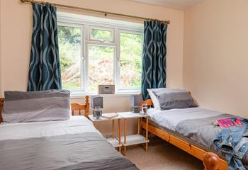 Twin beds are suitable for children and adults alike.