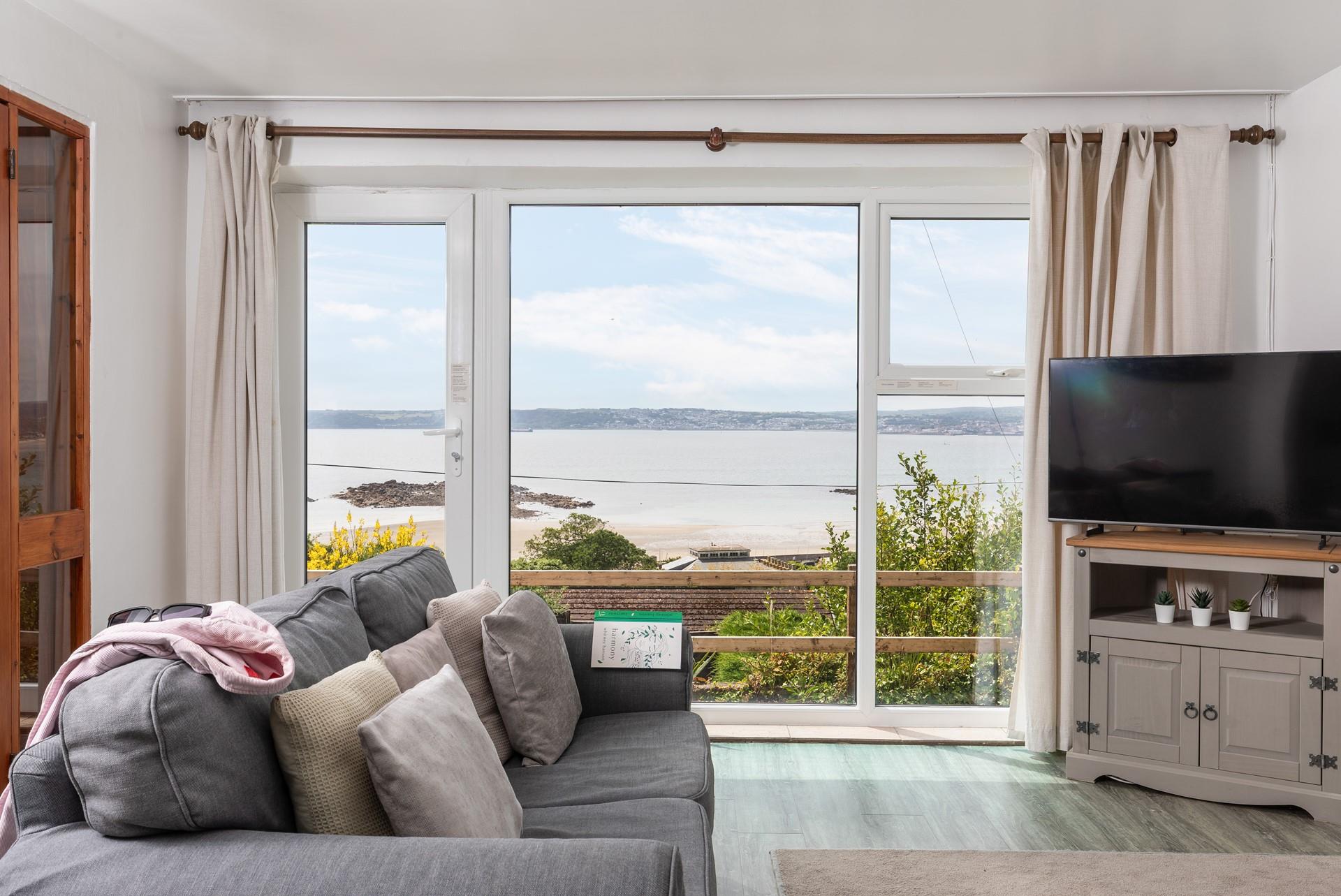 Relax in the sitting room and enjoy the view!