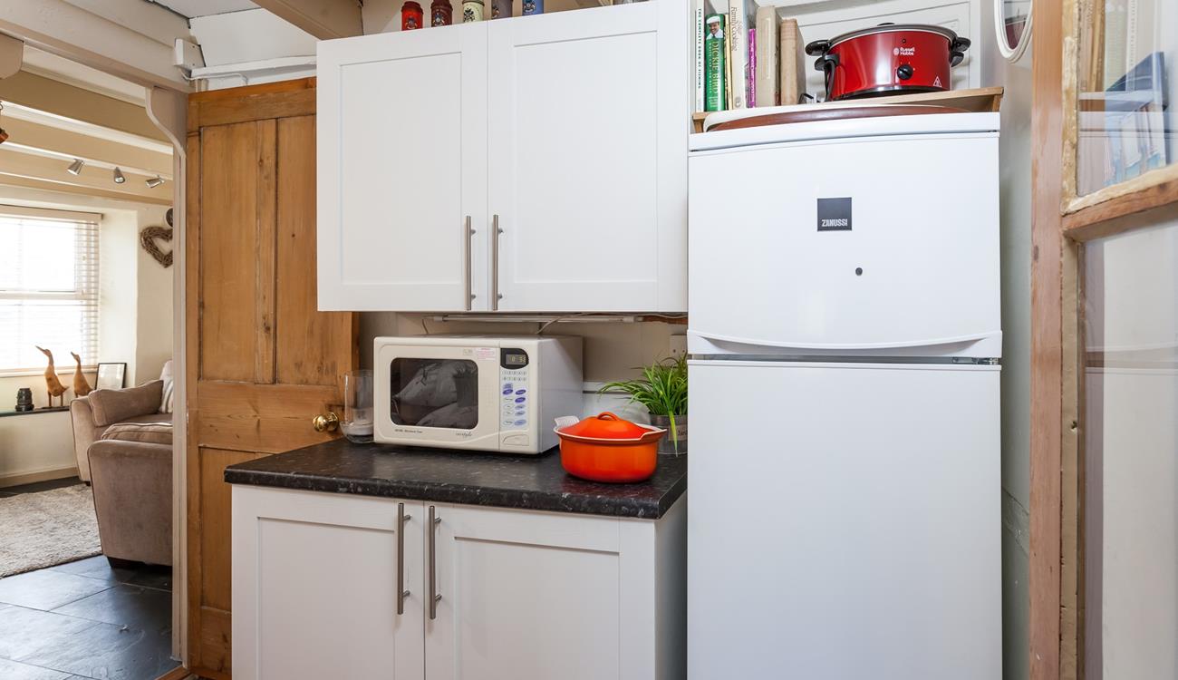 The kitchen is the perfect space to prepare a delicious meal.