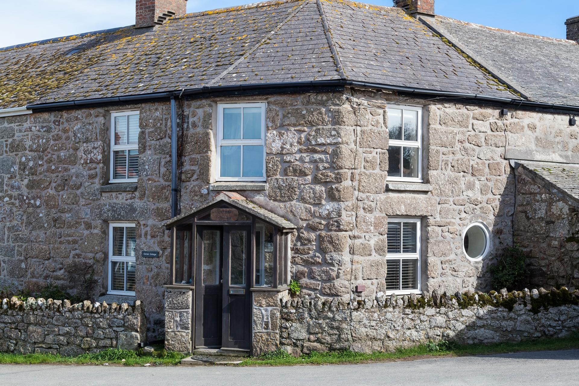 Picture perfect Corner Cottage in the leafy Cornish hamlet of Treen.