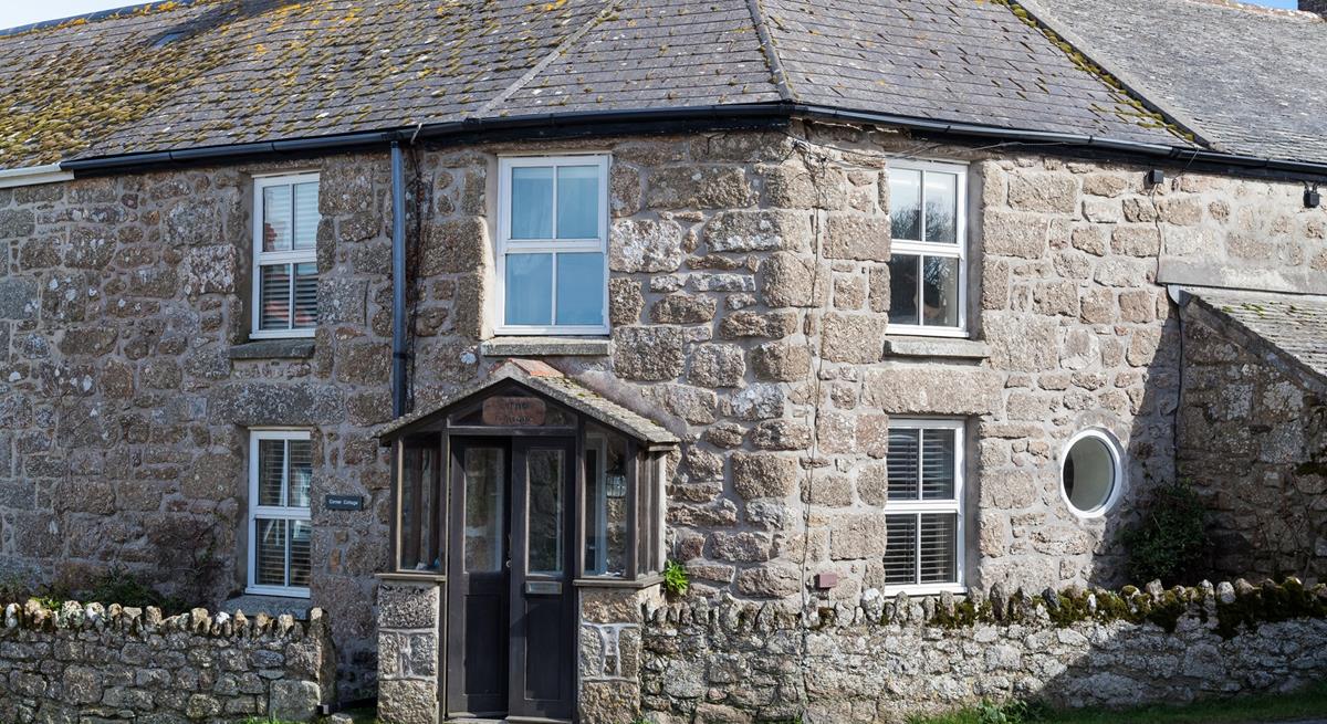 Picture perfect Corner Cottage in the leafy Cornish hamlet of Treen.