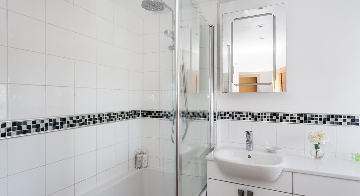 Start your day right with a hot shower and then head out to beautiful Porthcurno beach.