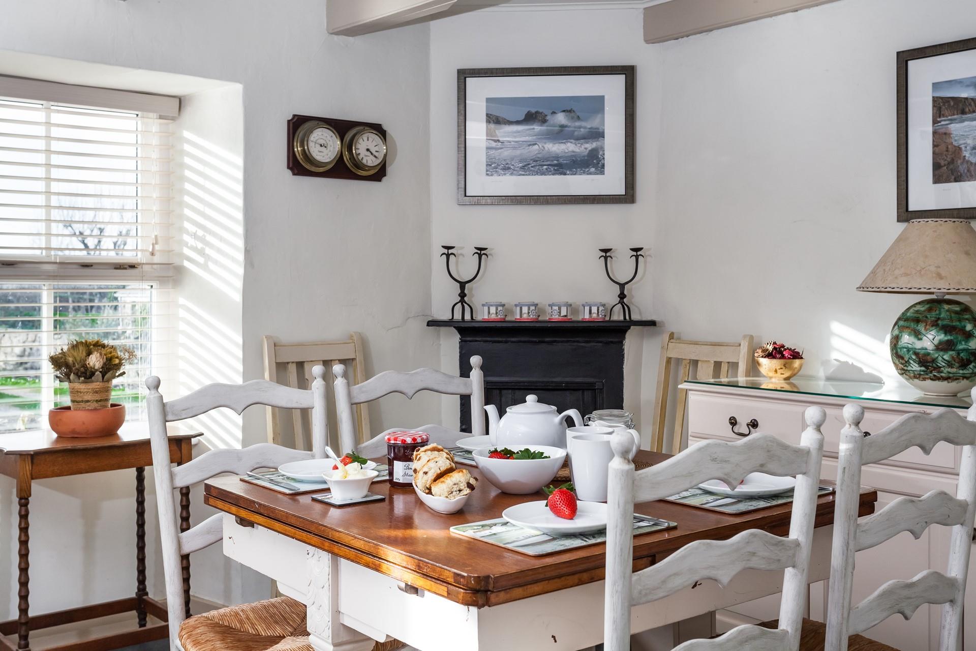 Relax and enjoy good conversation and an afternoon Cream Tea.