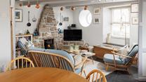 Traditional cottage features are blended with modern styling. 