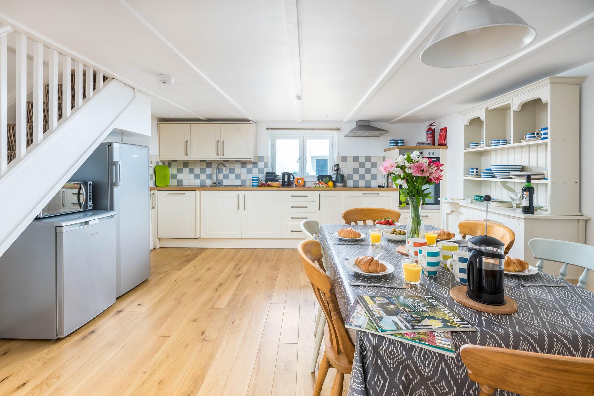 Enjoy a hearty breakfast then pack a picnic to take down to the beach.