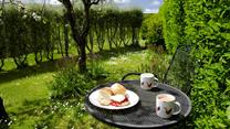 What a beautiful spot to enjoy a tasty Cornish cream tea - jam first of course! 