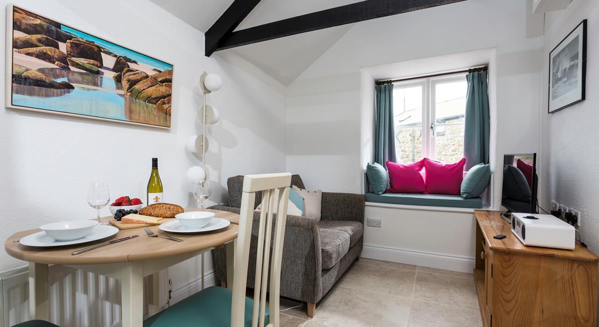 Perch on the window seat with a book or snuggle up on the sofa and watch a film. 