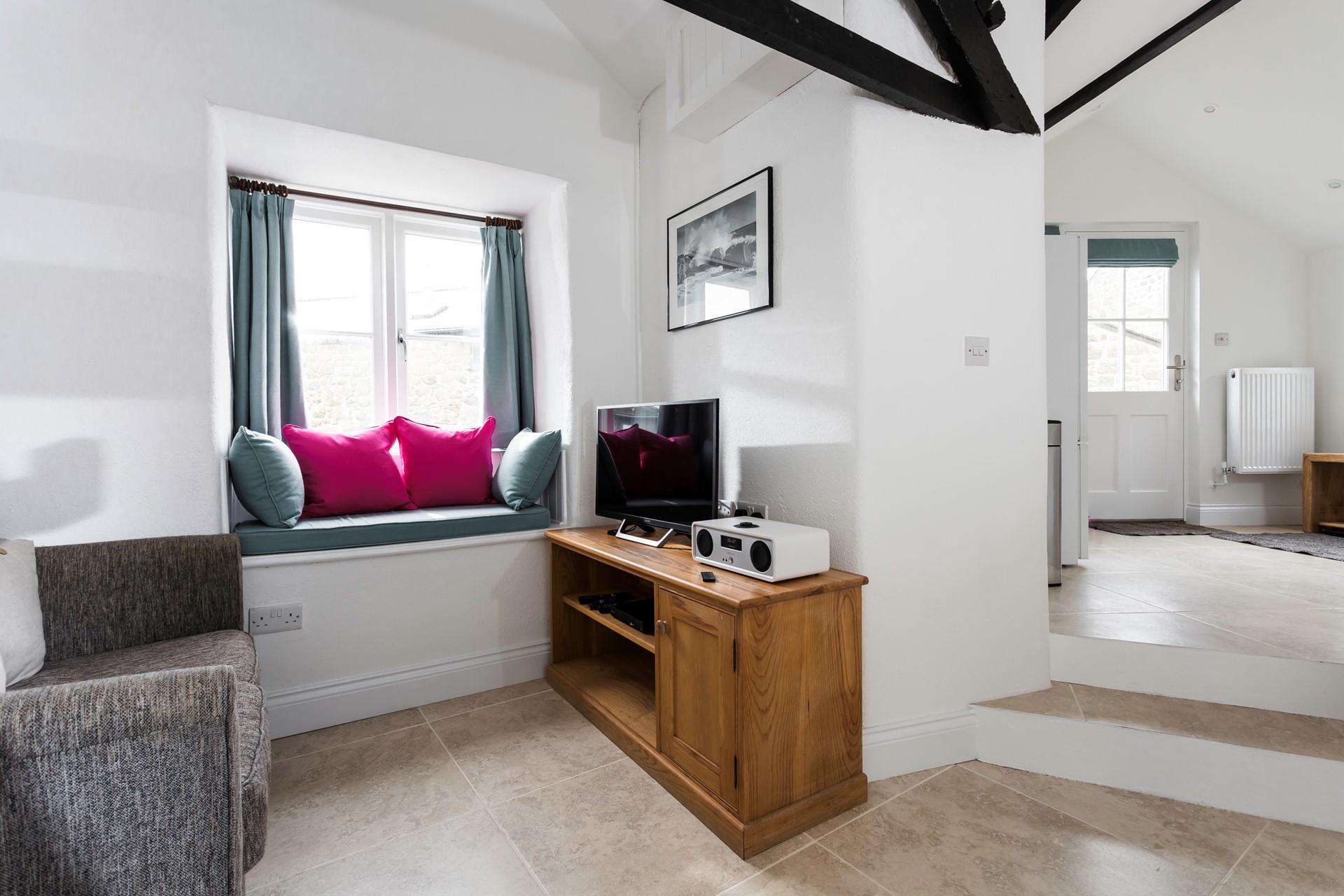 Sit and relax in your window seat with a good book.