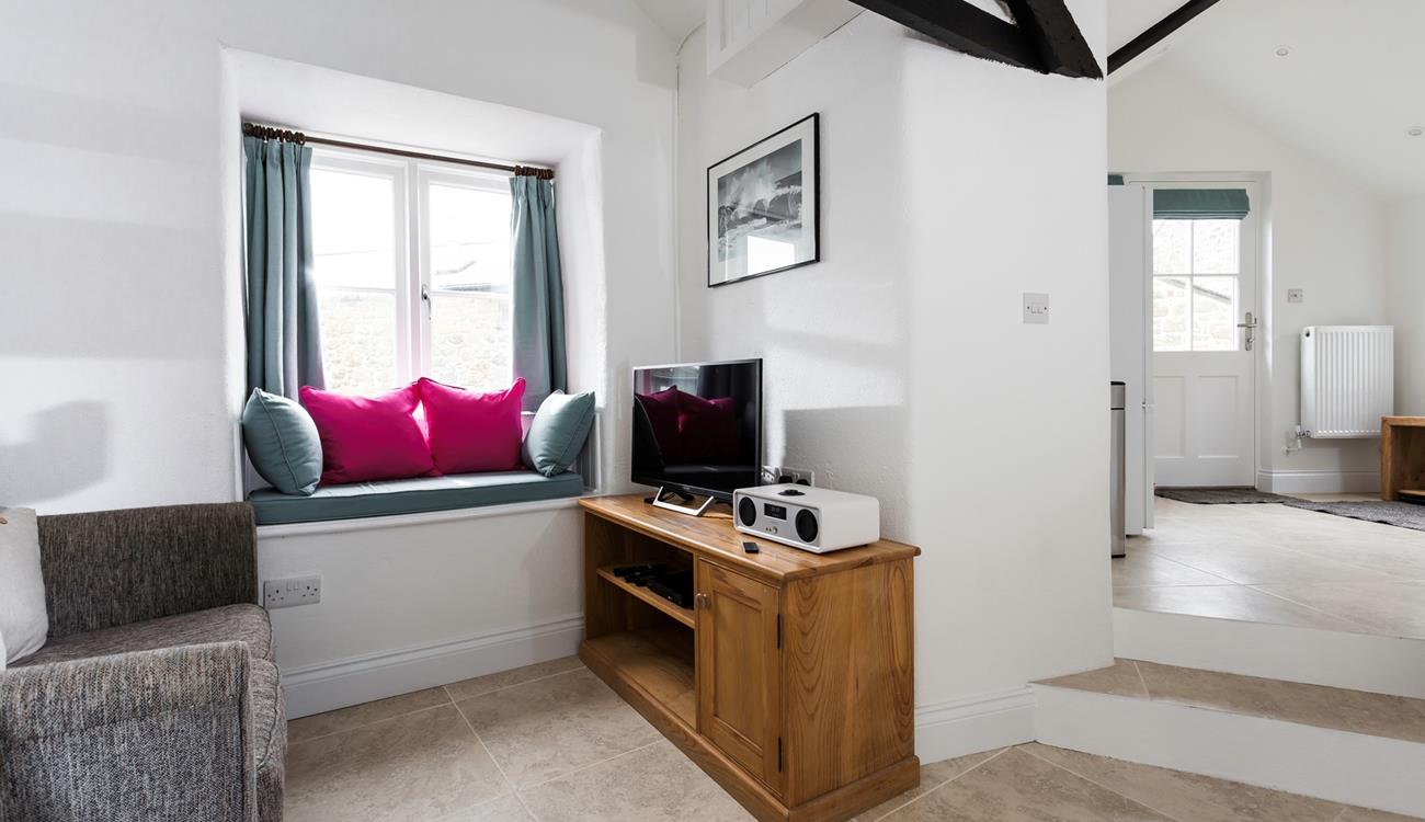 Sit and relax in your window seat with a good book.