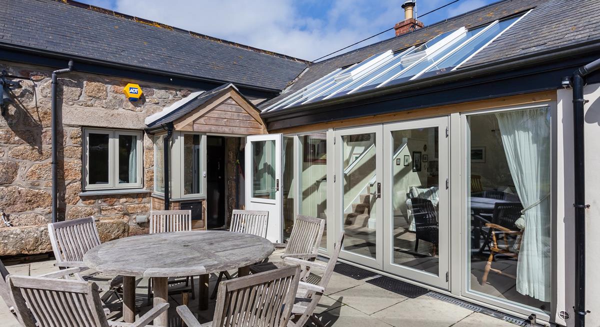 Cook up a full English breakfast and enjoy it out on the patio.