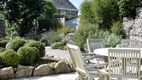 The garden is fully enclosed so children and furry friends can play safely.