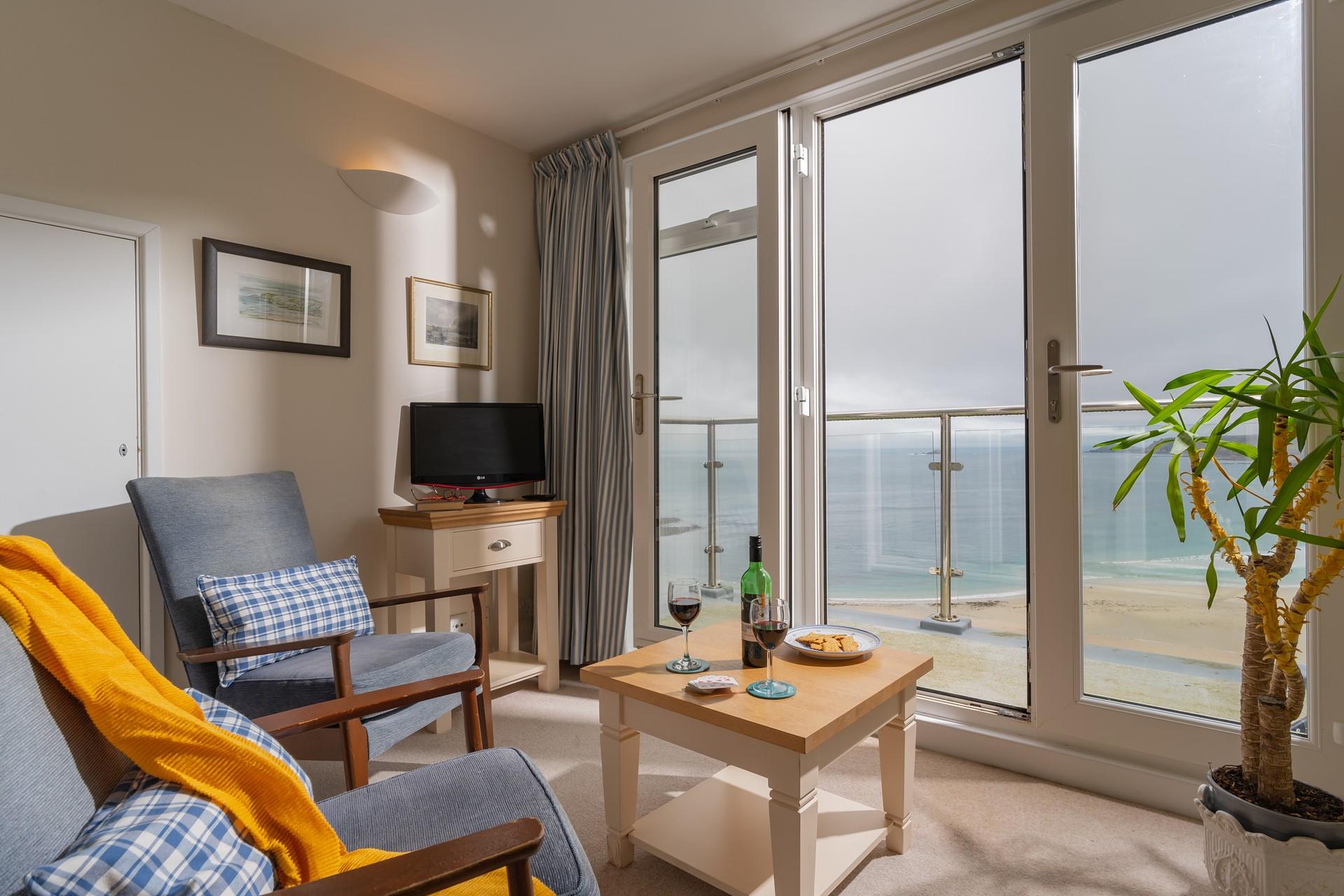 The perfect spot to enjoy a glass of wine and some nibbles.