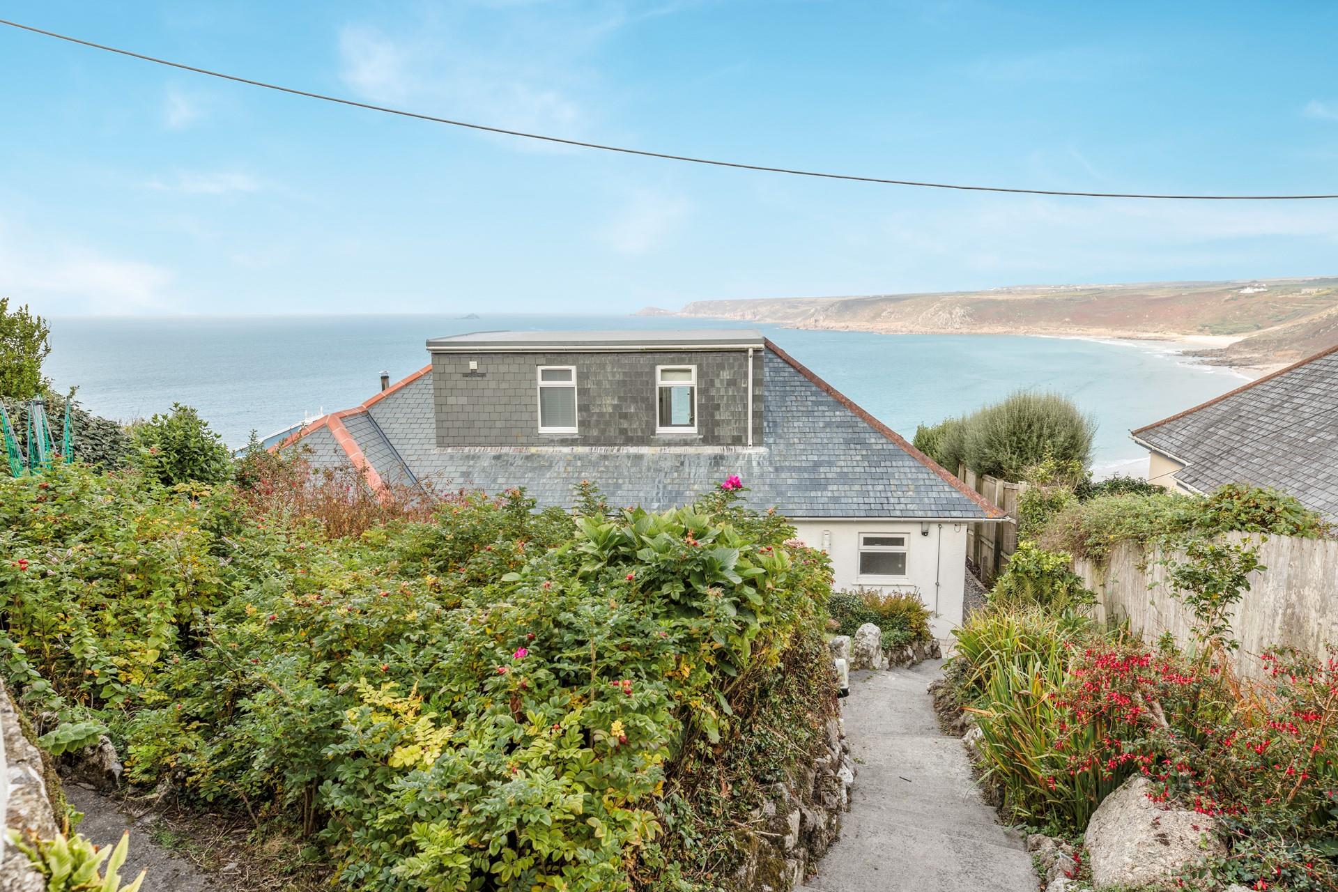 Seagulls offers unbeatable views over Sennen beach.