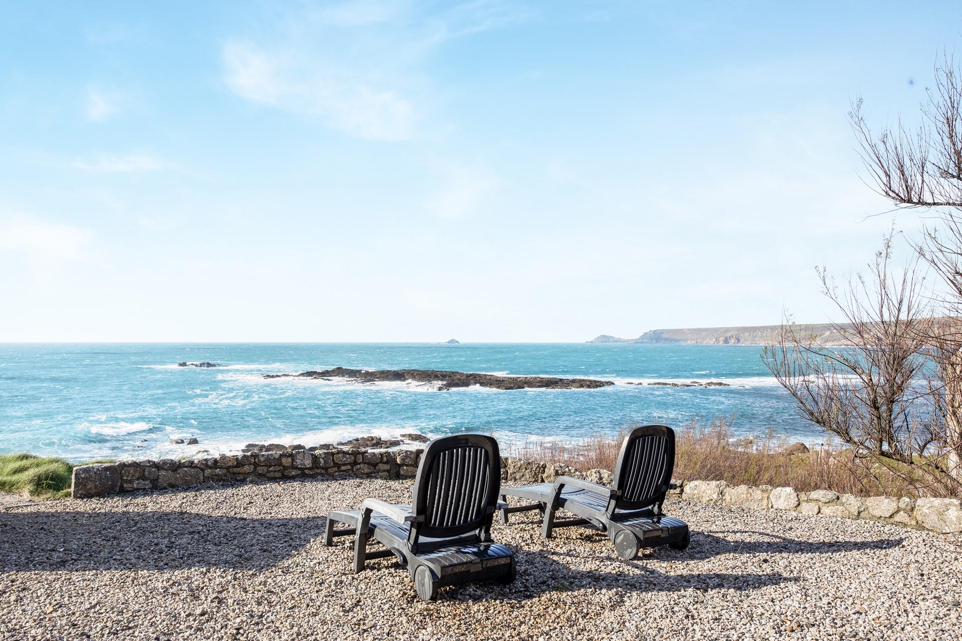 Sink into coastal living with this as your view each day.
