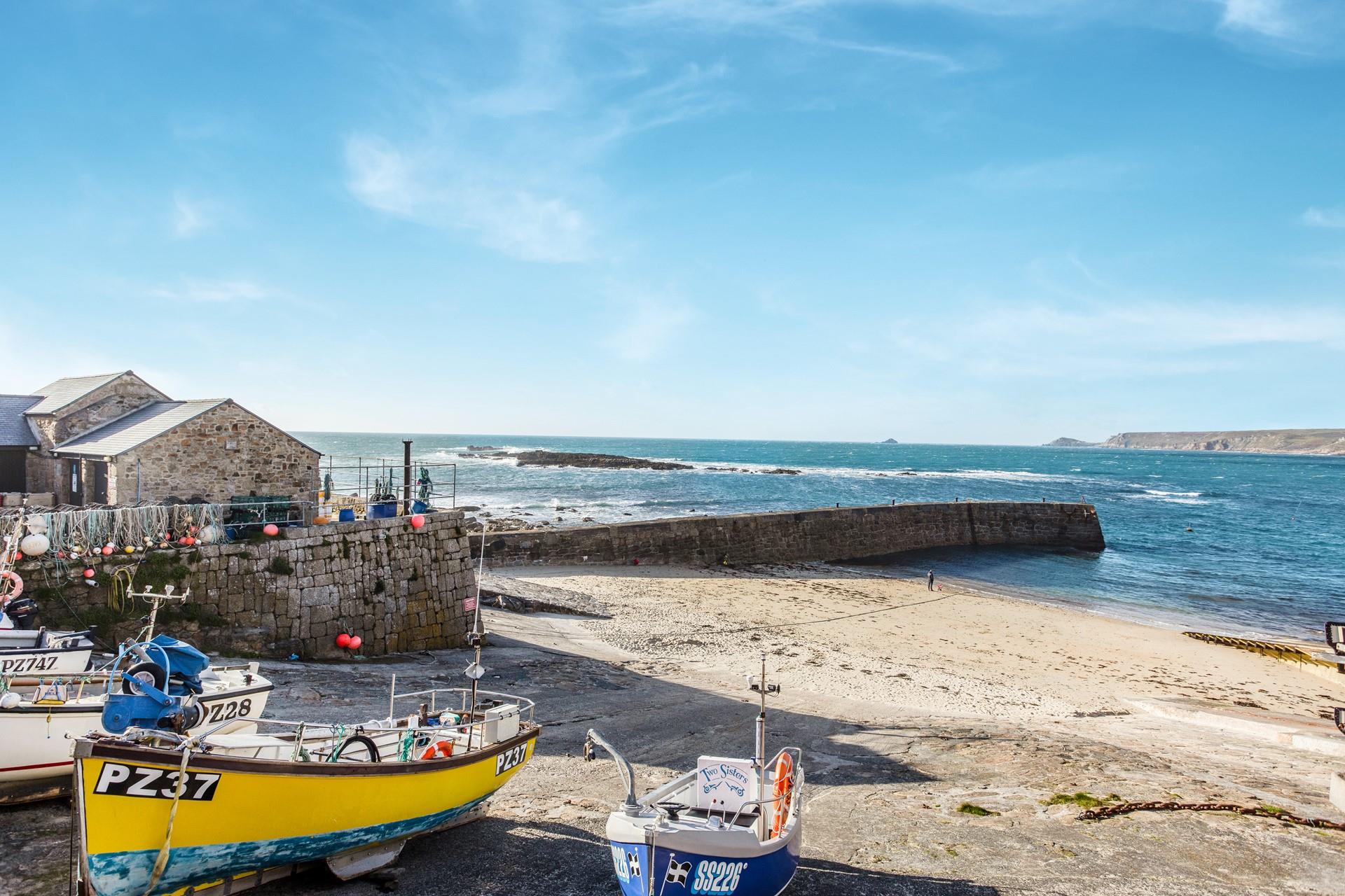 Stroll into Sennen to enjoy a local ice cream in the sun.