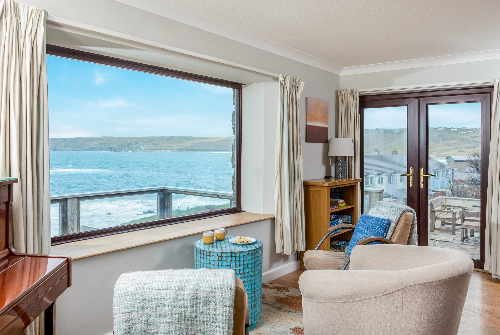 Sip your first cuppa of the day enjoying the stunning view.