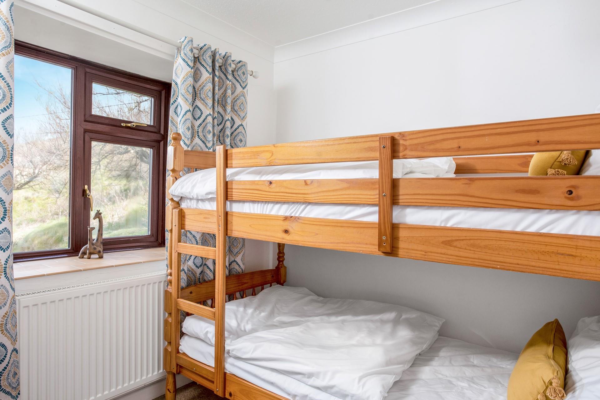 The kids will love the bunk beds in bedroom 4.