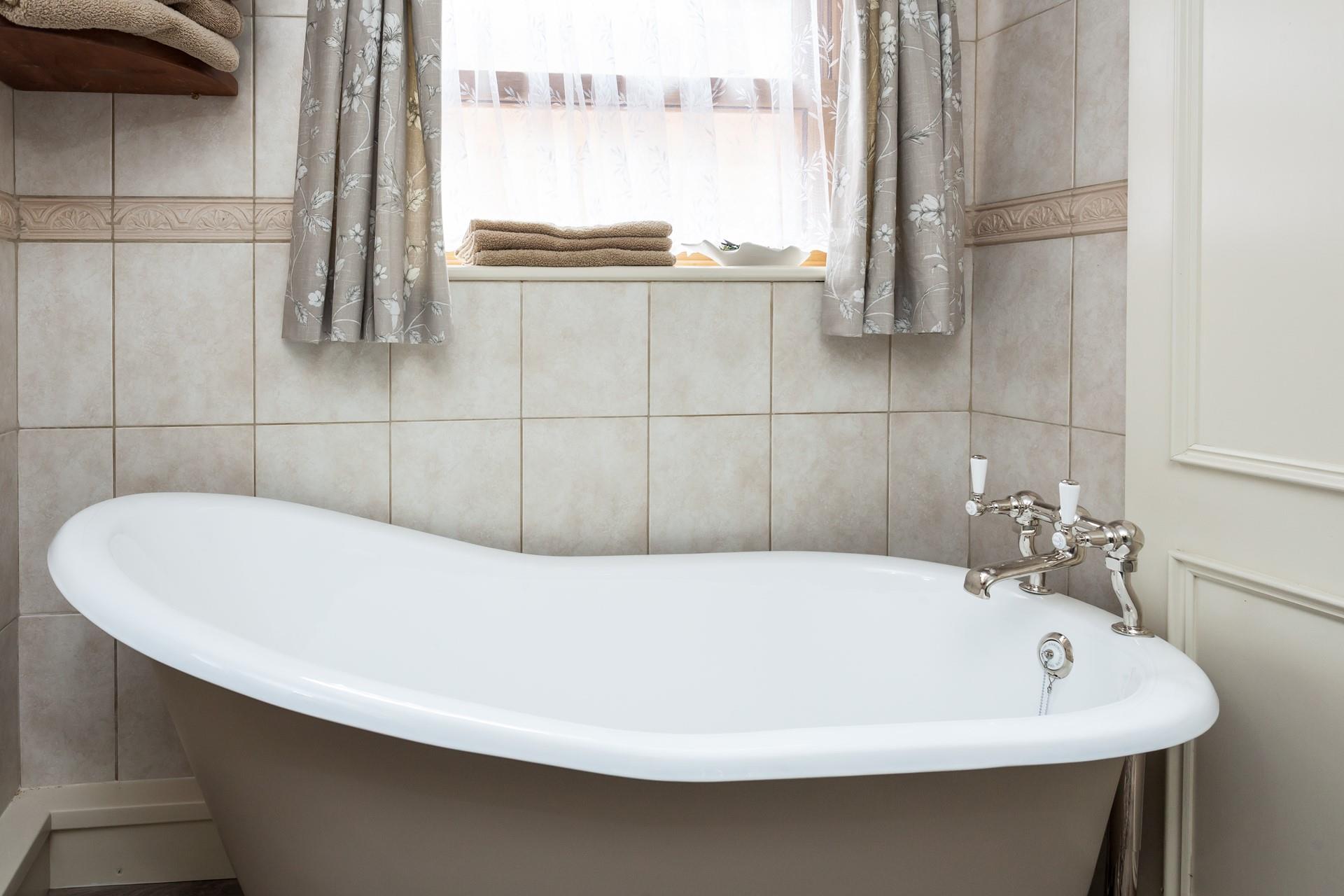 Indulge in a deep bubble bath and unwind from the stresses of daily life.