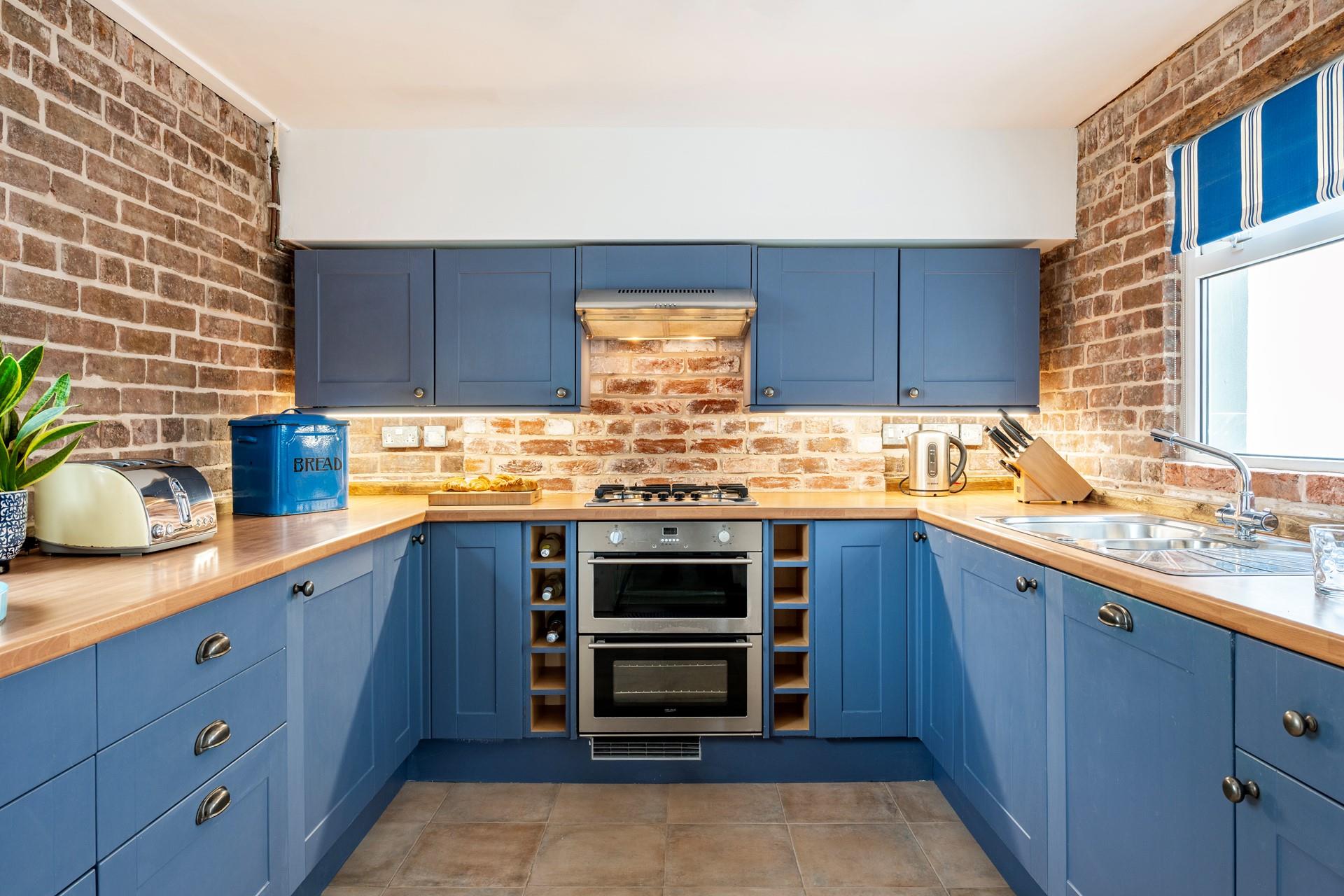 The kitchen is well-equipped for you to rustle up hearty meals.