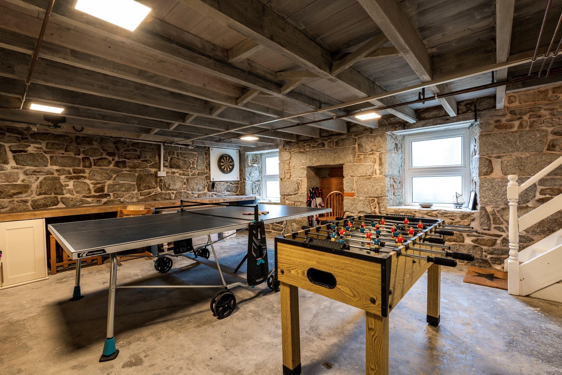 Take part in some friendly rivalry with a game of table football.
